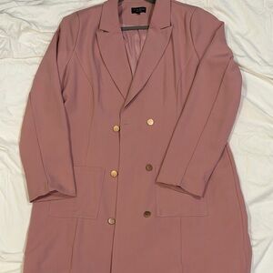 Mauve blazer dress